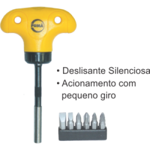 Chave Catraca Puma c/ 6 Pontas H223