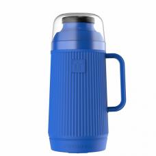 Garrafa Térmica Mundial Azul Rolha Clean Termolar - 750ml