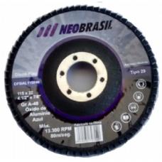 Disco Flap fibra 4.1/2 x 7/8 - GR 40 - NEO BRASIL