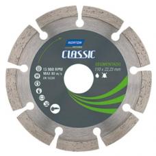 DISCO CORTE SEGMENTADO 110X20MM - 4 1/2" - NORTON CLASSIC