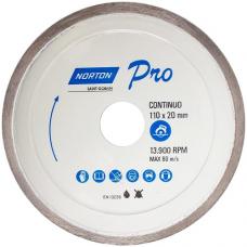 DISCO CORTE PRÓ CONTINUO 110X20MM - 4 1/2" - NORTON