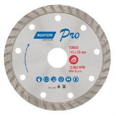 DISCO CORTE PRÓ TURBO 110X20MM - 4 1/2" - NORTON
