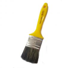 PINCEL TRINCHA CERDA GRIS CABO AMARELO 2" - 50MM - COMPEL