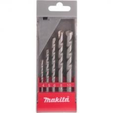 Jogo de Broca de Wídea 4 a 10 mm para Concreto com 5 Peças D-03894- Makita